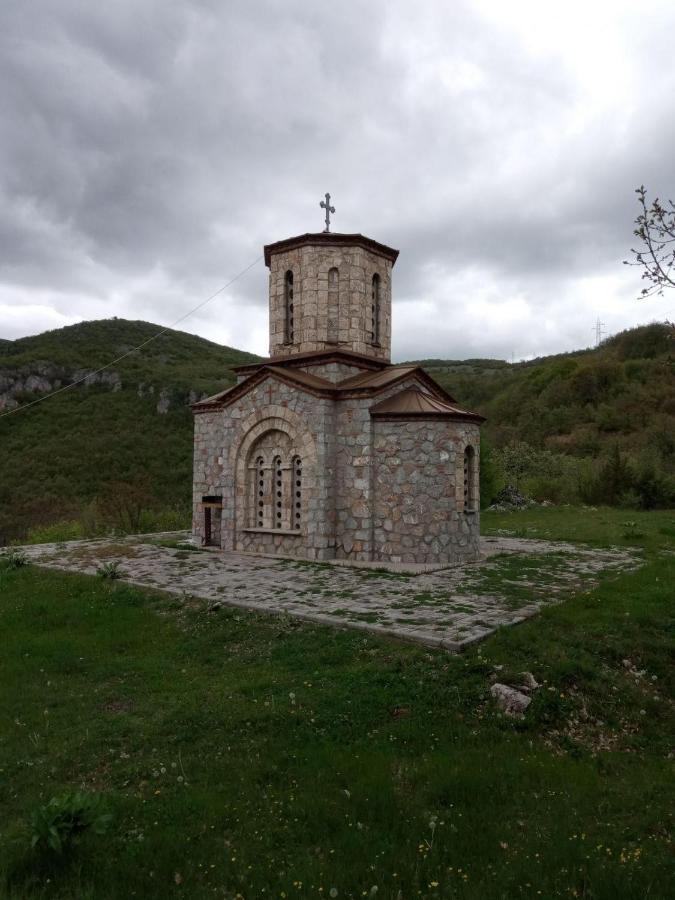 Cottage Modrich Struga Esterno foto
