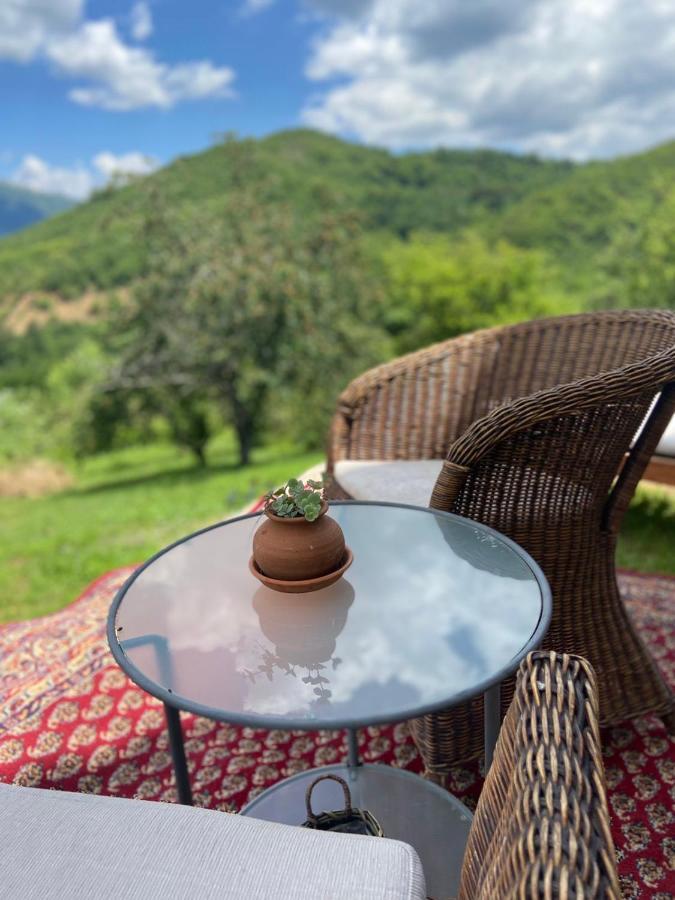 Cottage Modrich Struga Esterno foto