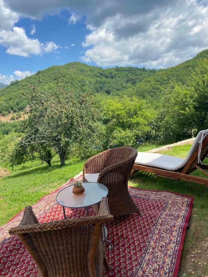 Cottage Modrich Struga Esterno foto
